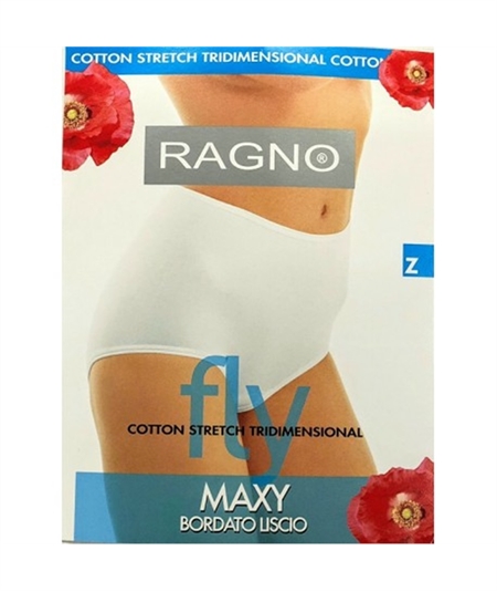 Ragno - Slip Maxi Cotone Elasticizzato  07180Z - Bianco
