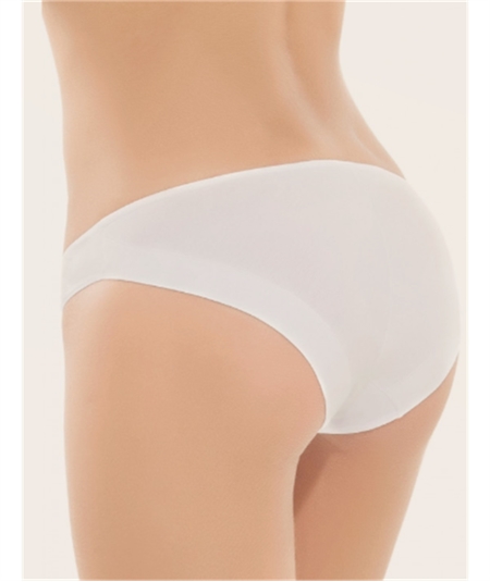 Ragno - Slip basso invisibile Microfibra di Cotone 70777M - Bianco