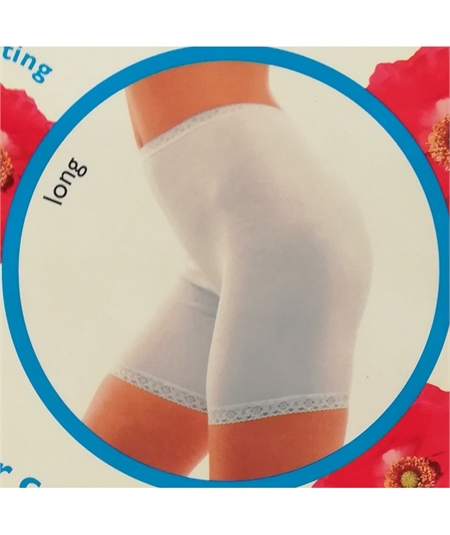 Ragno - Slip Long Cotone elasticizzato 07580W - Bianco