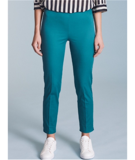 Pantalone Sigaretta Capri Satin Ragno - [70890Y]