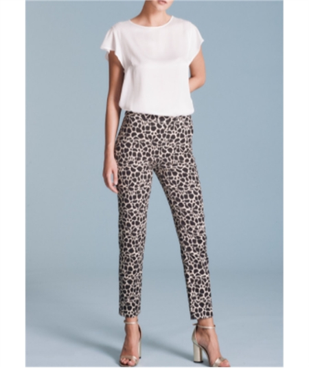 Pantalone Capri a Fantasia Ragno - [D319PY]
