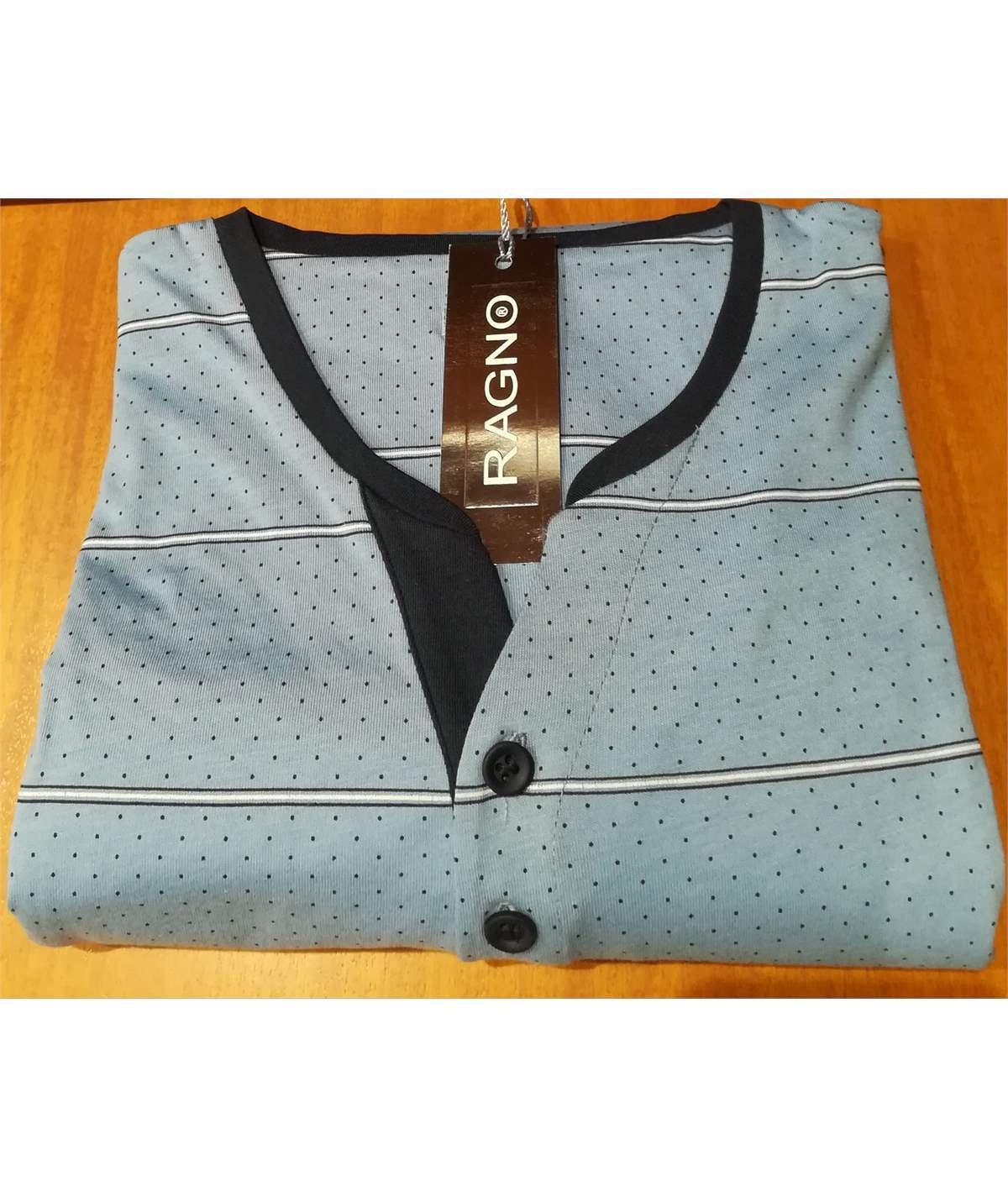 Pigiama Ragno lungo collo serafino a V fantasia N23631