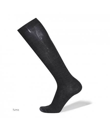 Calza uomo lunga SanGiacomo in lana merino e cotone sulla pelle Art. 815L