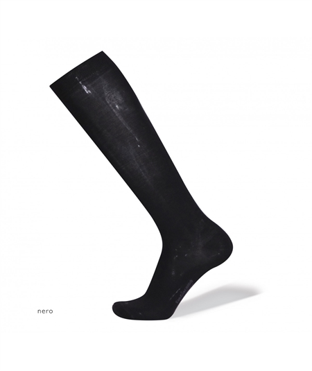 Calza uomo lunga SanGiacomo in lana merino e cotone sulla pelle Art. 815L