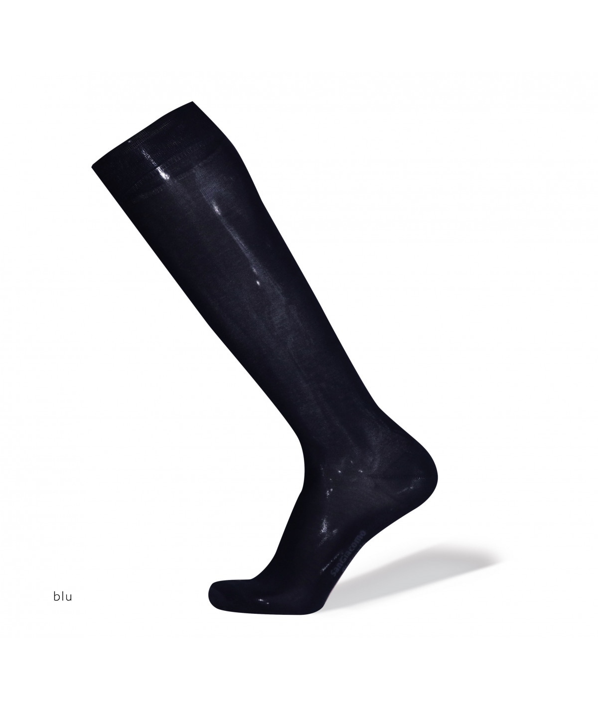 Calza lunga uomo SanGiacomo di cotone filo di Scozia e Lycra. Art. 209