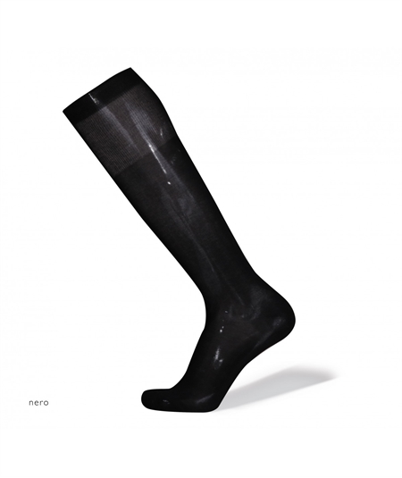 Calza uomo lunga Sangiacomo in pregiato cotone filo di Scozia. Art.111- L