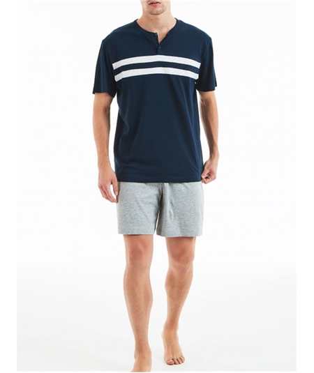 Pigiama  uomo Ragno corto girocollo in jersey di puro cotone. Art U323ND.