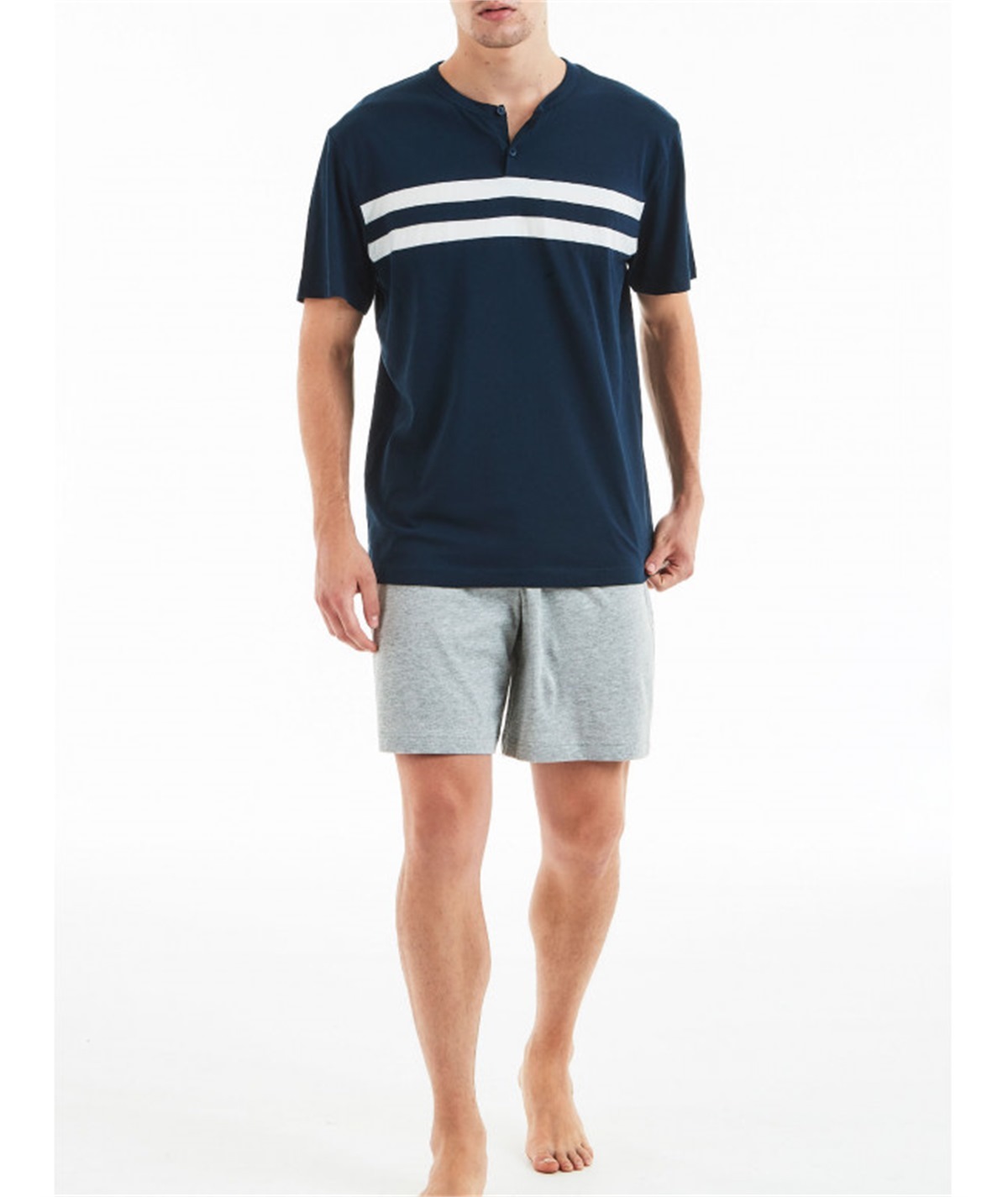 Pigiama  uomo Ragno corto girocollo in jersey di puro cotone. Art U323ND.