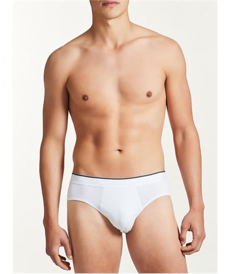Ragno -  2 Slip  uomo Cotone biologico  Elasticizzato. Art. 64147P Bianco