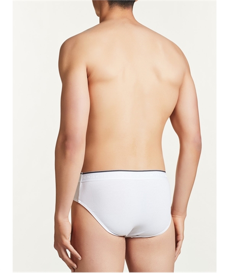 Ragno -  2 Slip uomo Cotone biologico  Elasticizzato. Art. 64147P Bianco