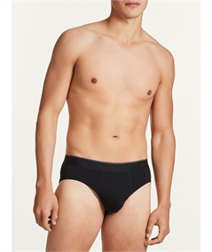 Ragno -  2 Slip uomo Cotone biologico  Elasticizzato. Art. 64147P Nero