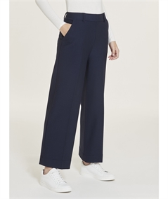 Ragno DB24P4 - Pantalone donna Cropped  con tasche in viscosa elasticizzata. Colore : Nero 020