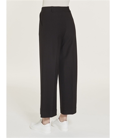Ragno DB24P4 - Pantalone donna Cropped  con tasche in viscosa elasticizzata. Colore : Nero 020
