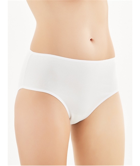 Ragno - Slip Alto Cotone elasticizzato 07455Q- Bianco
