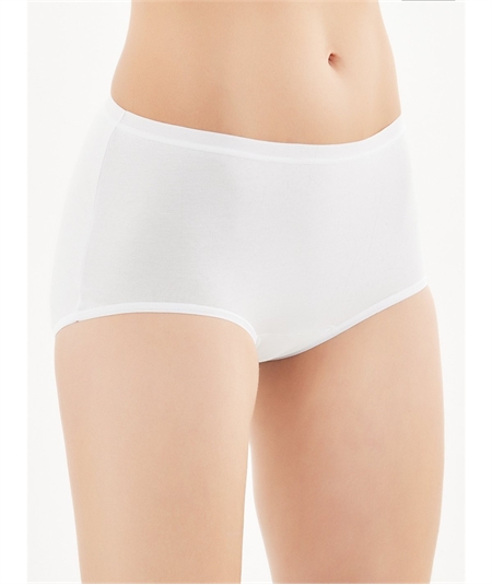 Ragno - Slip Midi cotone elasticizzato tridimensionale 07180S - Bianco