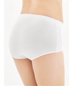 Ragno - Slip Midi cotone elasticizzato tridimensionale 07180S - Bianco