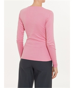 Maglia sottogiacca girocollo in caldo cotone Biologico. Art 274AB Colore Rosa Antico 082