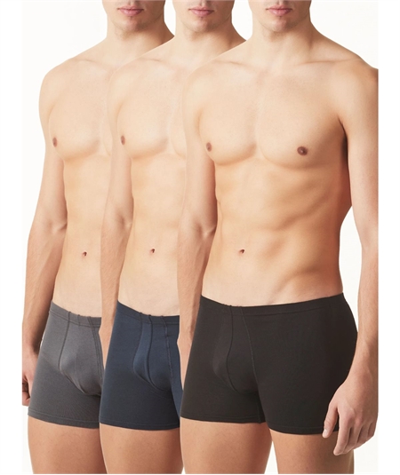 Ragno - U547BZ Parigamba in cotone biologico elasticizzato. Confezione da 3 capi