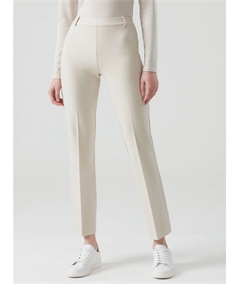 Ragno - DE72PM Pantalone donna Flare in tessuto Compact. Colore: Champignon (Avorio) 786
