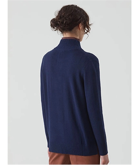 Ragno - DA73MT Cardigan collo alto con bottoni in misto viscosa. Colore Copiativo 146 Ragno - DA73MT Cardigan collo alto con bottoni in misto viscosa. Colore Copiativo 146