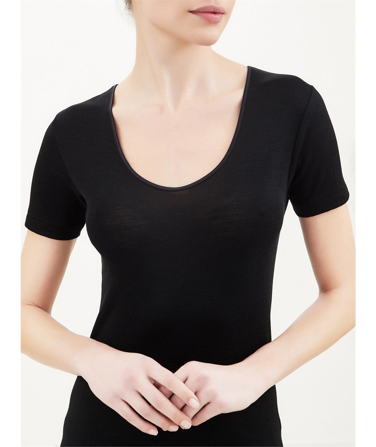 Ragno - Maglietta intima donna Ragno lana merino e seta. Art.  074027