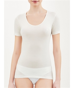 Ragno - Maglietta intima donna Ragno lana merino e seta. Art.  074027