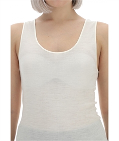 Ragno - Canotta intima donna spalla larga lana merino e seta  Art. 074022