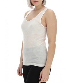 Ragno - Canotta intima donna spalla larga lana merino e seta  Art. 074022