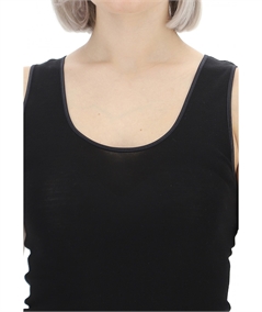 Ragno - Canotta intima donna spalla larga lana merino e seta  Art. 074022