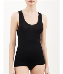 Ragno - Canotta intima donna spalla larga lana merino e seta  Art. 074022