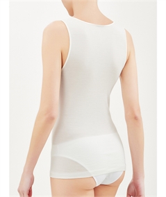 Ragno - Canotta intima donna spalla larga lana merino e seta  Art. 074022