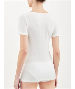  Ragno. Maglietta intima donna mezza manica lana cotone Art. 072457