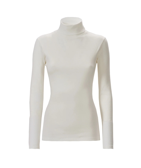 Ragno D274AK -  Maglia sottogiacca collo dolcevita in caldo cotone Biologico. Colore: Avorio 004