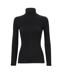 Ragno D274AK -  Maglia sottogiacca collo dolcevita in caldo cotone Biologico. Colore: Nero 020