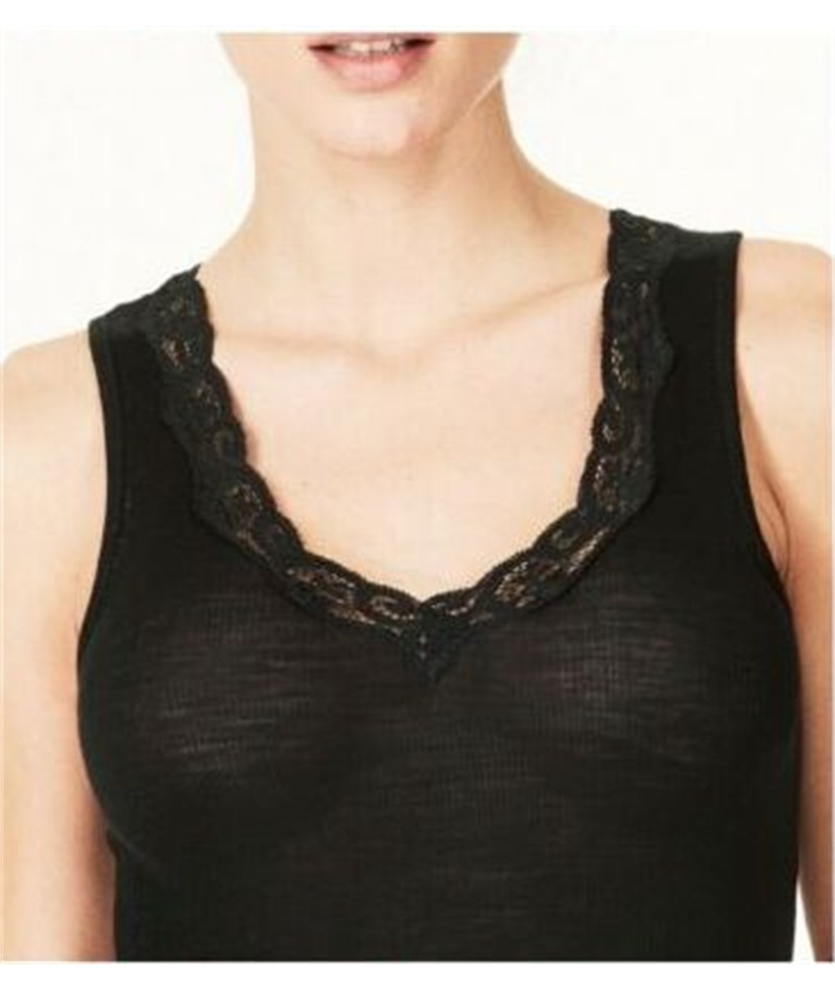 Canotta intima donna Ragno spalla larga in pura lana merino extrafine. Art. 073092