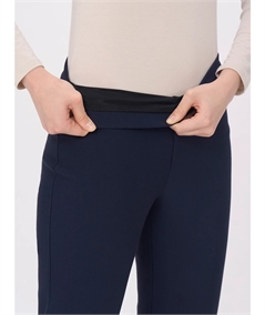 Ragno 70598S - Pantalone Ragno Perfect Fit con fascia modellante invisibile - Colore Bleu Persia 057