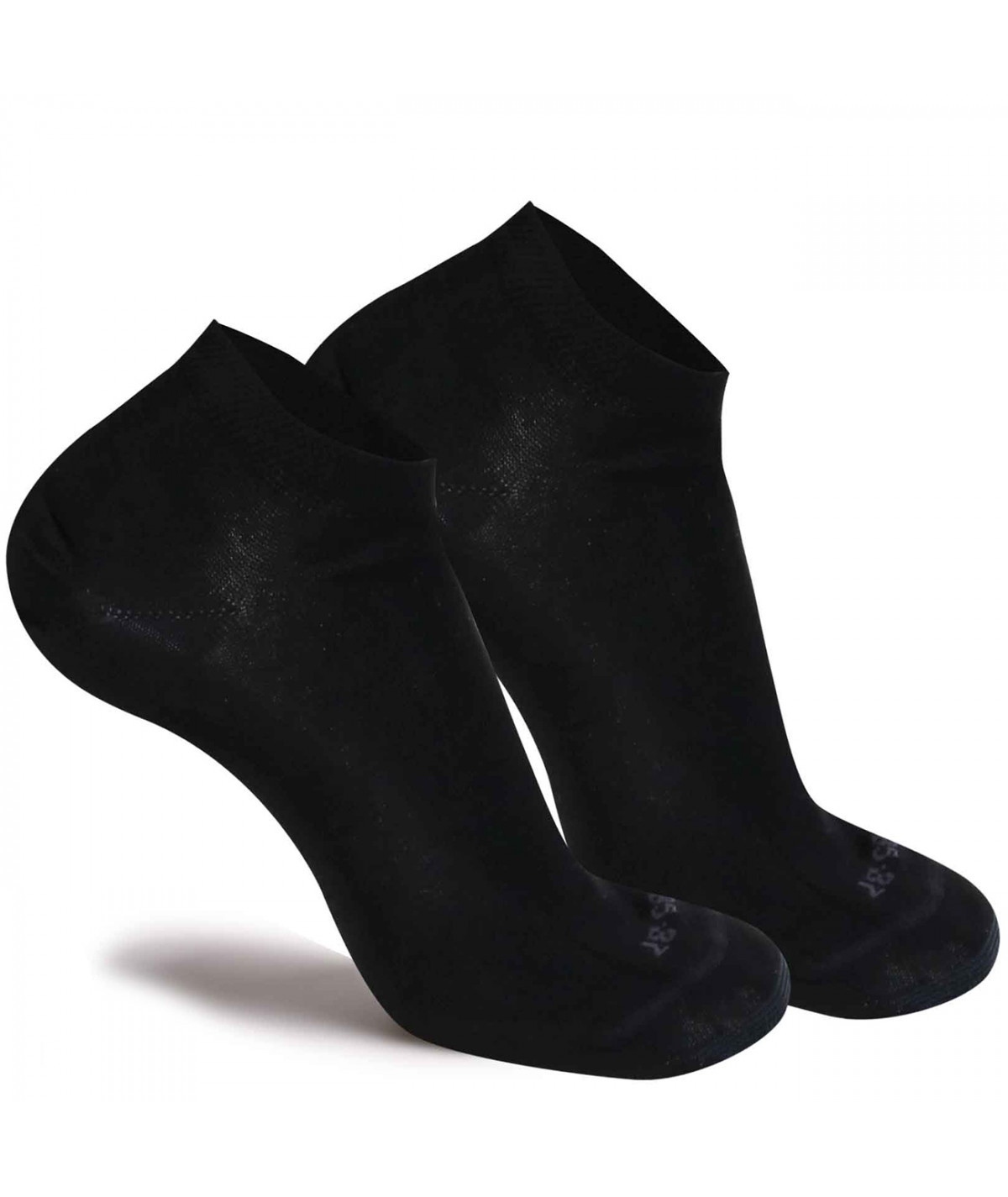 119 TP Tris di pariscarpa/ fantasmino SanGiacomo unisex di cotone Filo di Scozia Art. 119 TP Colore: Nero