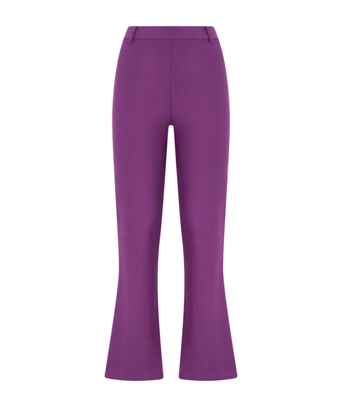 Ragno - DE72PM Pantalone donna Flare in tessuto Compact. Colore: Sunset Purple 948