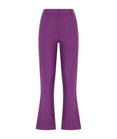Ragno - DE72PM Pantalone donna Flare in tessuto Compact. Colore: Sunset Purple 948