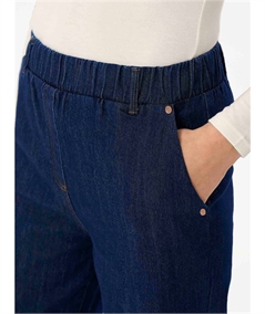  DM48P7 - Ragno Pantalone Jeans vestibilità Tapered in tessuto Denim-Comfort. Colore. Bleu Persia 057