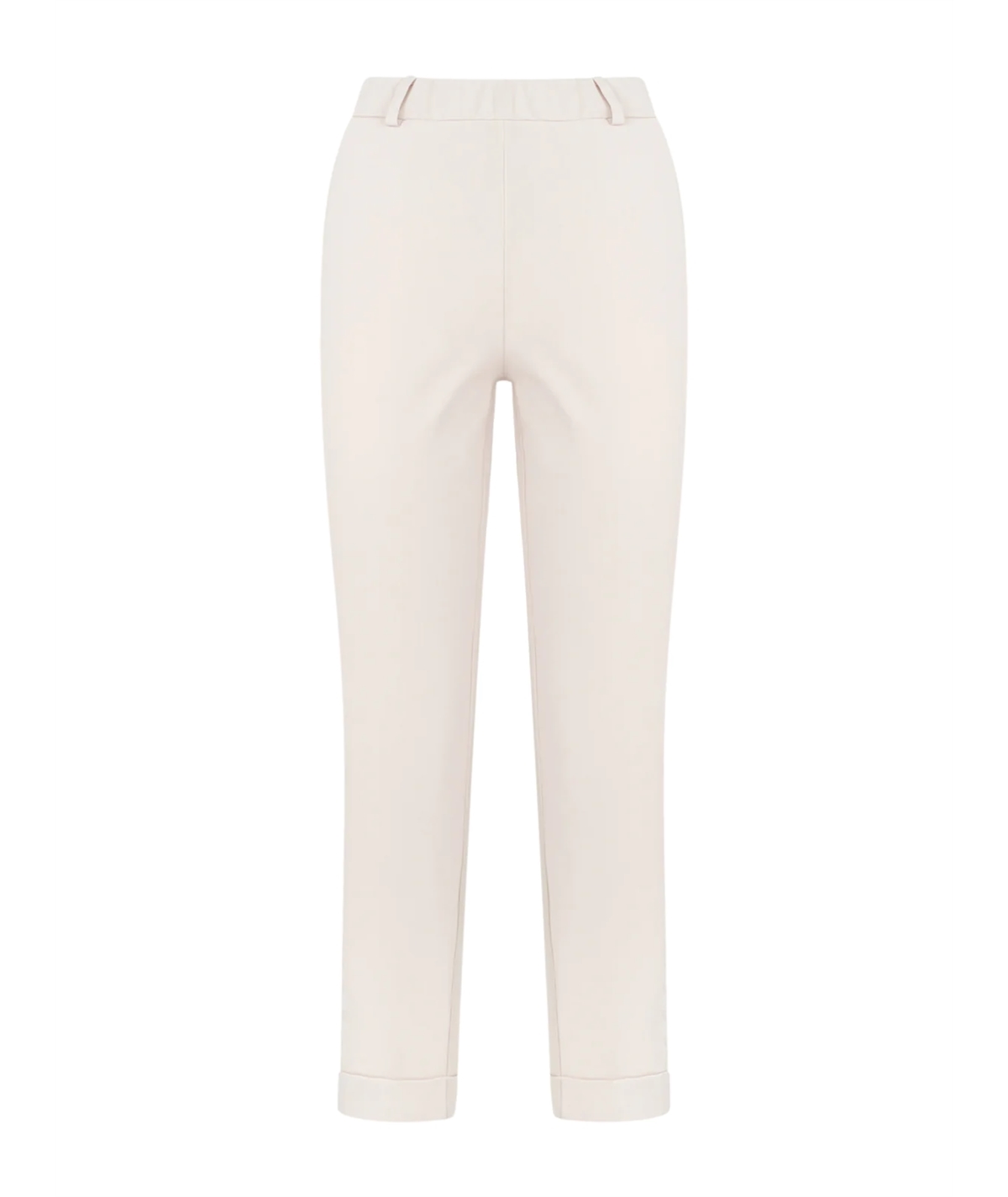 Ragno DC70PP - Pantalone dritto con tasche a filo e risvolto in cotone strech. Colore: Champinon 786