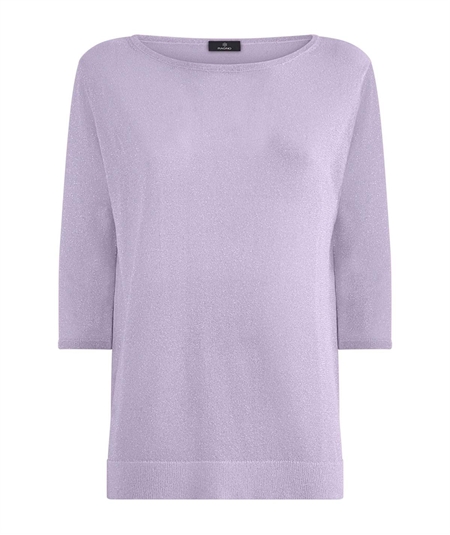 Ragno DN05MB - Maglia con manica 3/4 in Crêpe Lurex . Colore: Orchid Petal A36