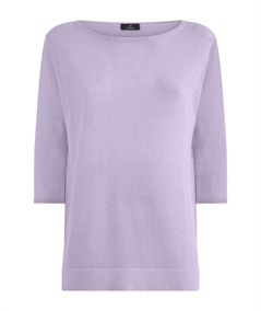 Ragno DN05MB - Maglia con manica 3/4 in Crêpe Lurex . Colore: Orchid Petal A36