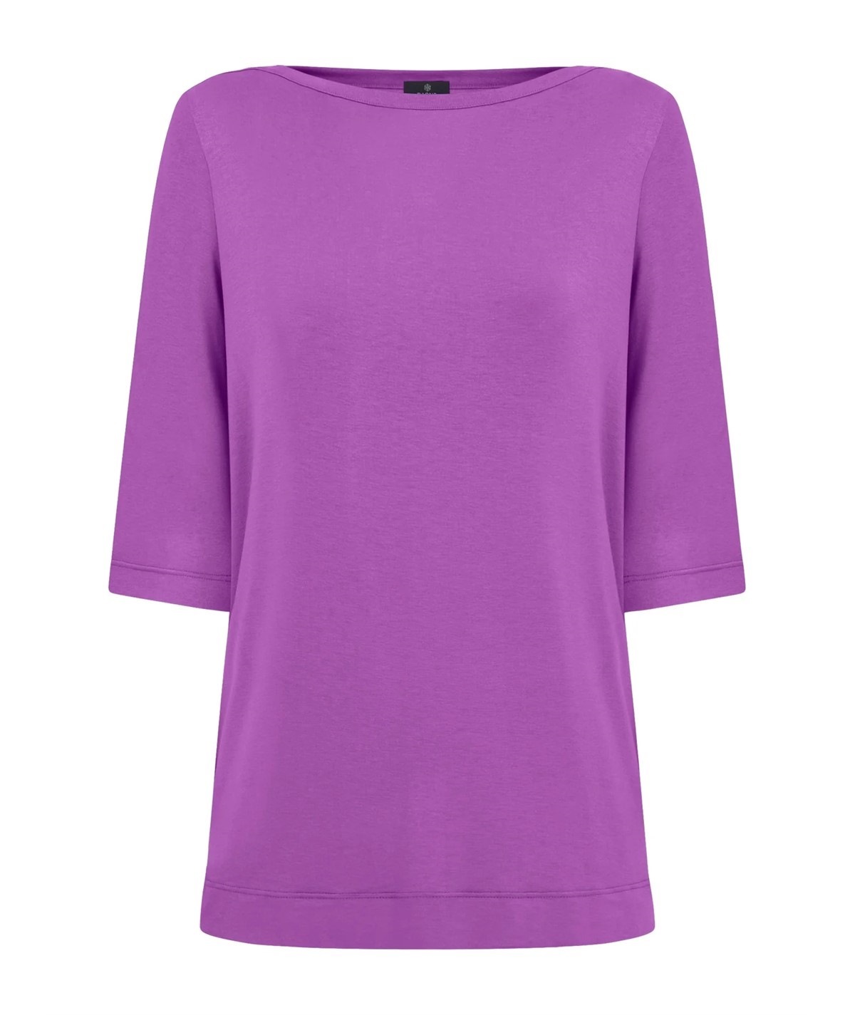 Ragno DN12TW - Maglietta collo barca con manica 3/4 in Viscosa. Colore: Dewberry A05