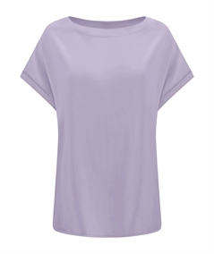 Ragno DM64SX - Blusa Girocollo con manica kimono in Ecoseta. Colore: Orchid Petal A36