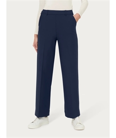 Ragno DB24P4 - Pantalone donna Cropped  con tasche in viscosa elasticizzata. Colore : Bleu Persia 057