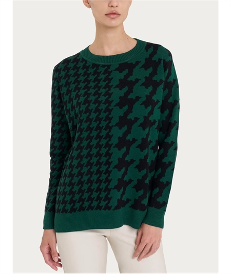 Ragno DN67M9 - Maglia girocollo in filato Winter Cotton. Colore: Fantasia Rain Forest A78F Ragno DN67M9 - Maglia girocollo in filato Winter Cotton. Colore: Fantasia Rain Forest A78F
