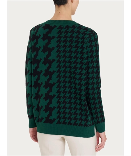Ragno DN67M9 - Maglia girocollo in filato Winter Cotton. Colore: Fantasia Rain Forest A78F Ragno DN67M9 - Maglia girocollo in filato Winter Cotton. Colore: Fantasia Rain Forest A78F