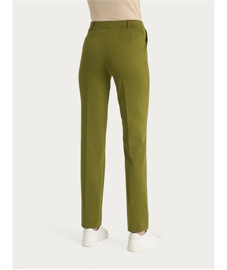 Ragno D293PP - Pantalone in cotone elastico modello dritto con tasche a filo Colore: Sphagnum A39 Ragno D293PP - Pantalone in cotone elastico modello dritto con tasche a filo Colore: Sphagnum A39