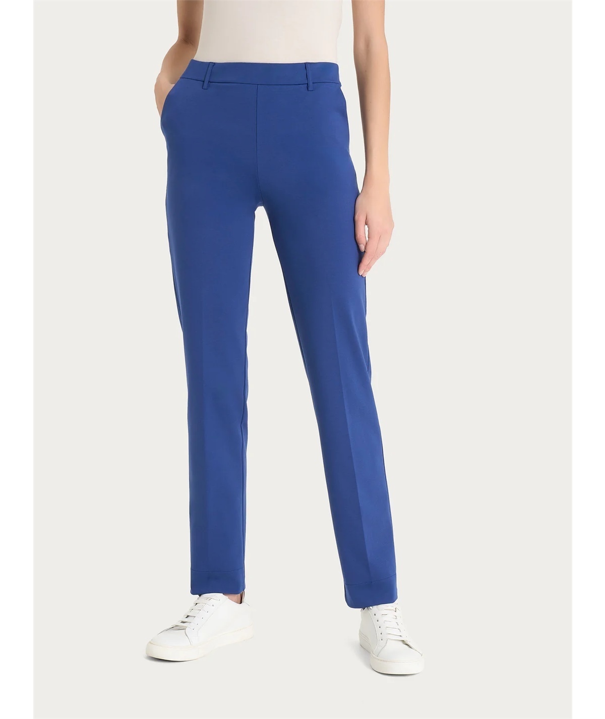 Ragno D293PP - Pantalone in cotone elastico modello dritto con tasche a filo Colore: Blueberry 516 Ragno D293PP - Pantalone in cotone elastico modello dritto con tasche a filo Colore: Blueberry 516